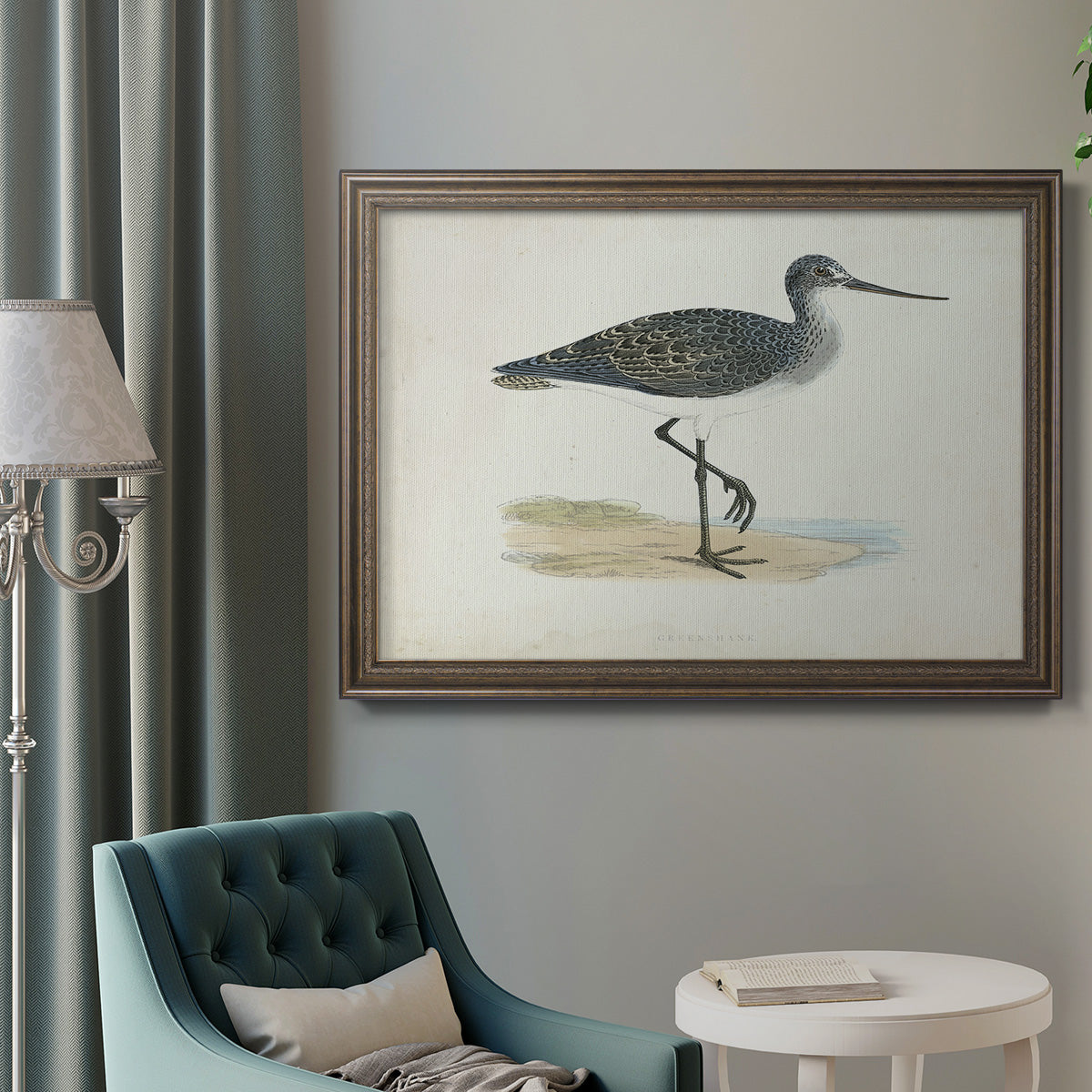 Morris Sandpipers III Premium Framed Canvas- Ready to Hang