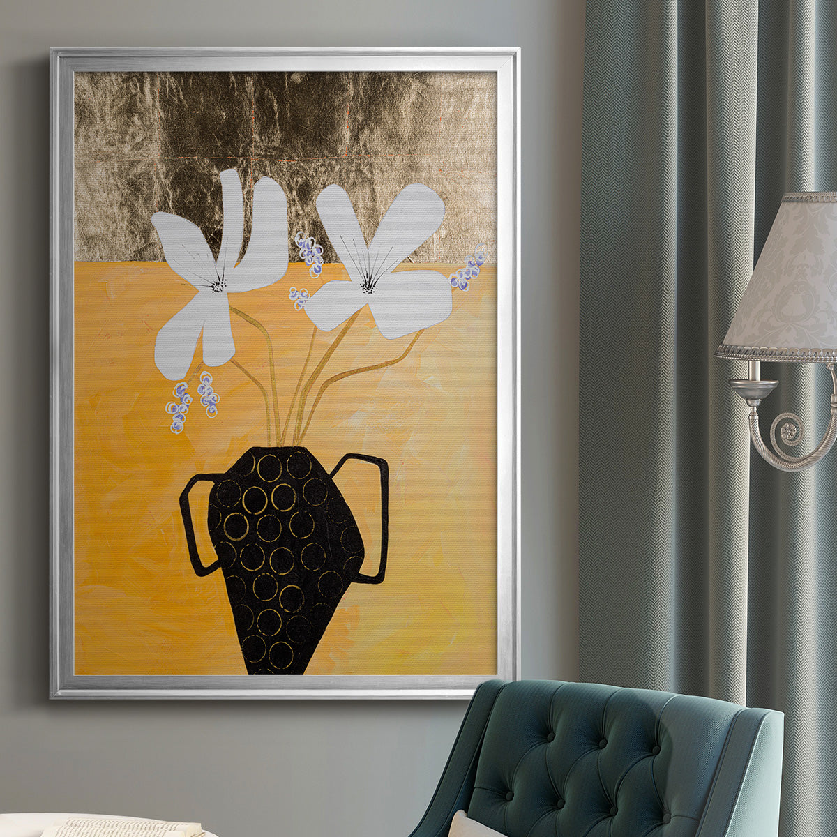 Enjoying the Company We Keep II - Modern Framed Canvas Print