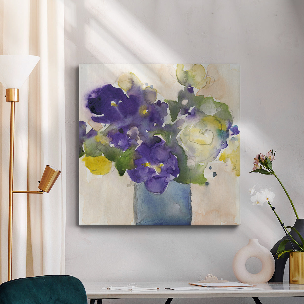 Floral Beauties I - Canvas Art Print