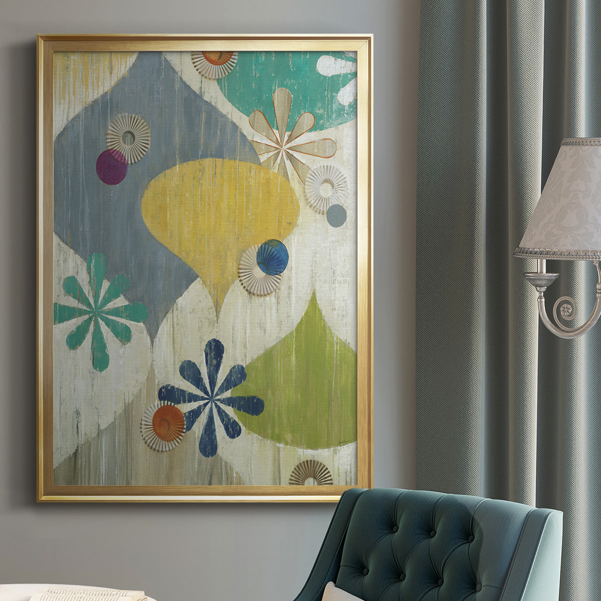 Asterisk - Modern Framed Canvas Print