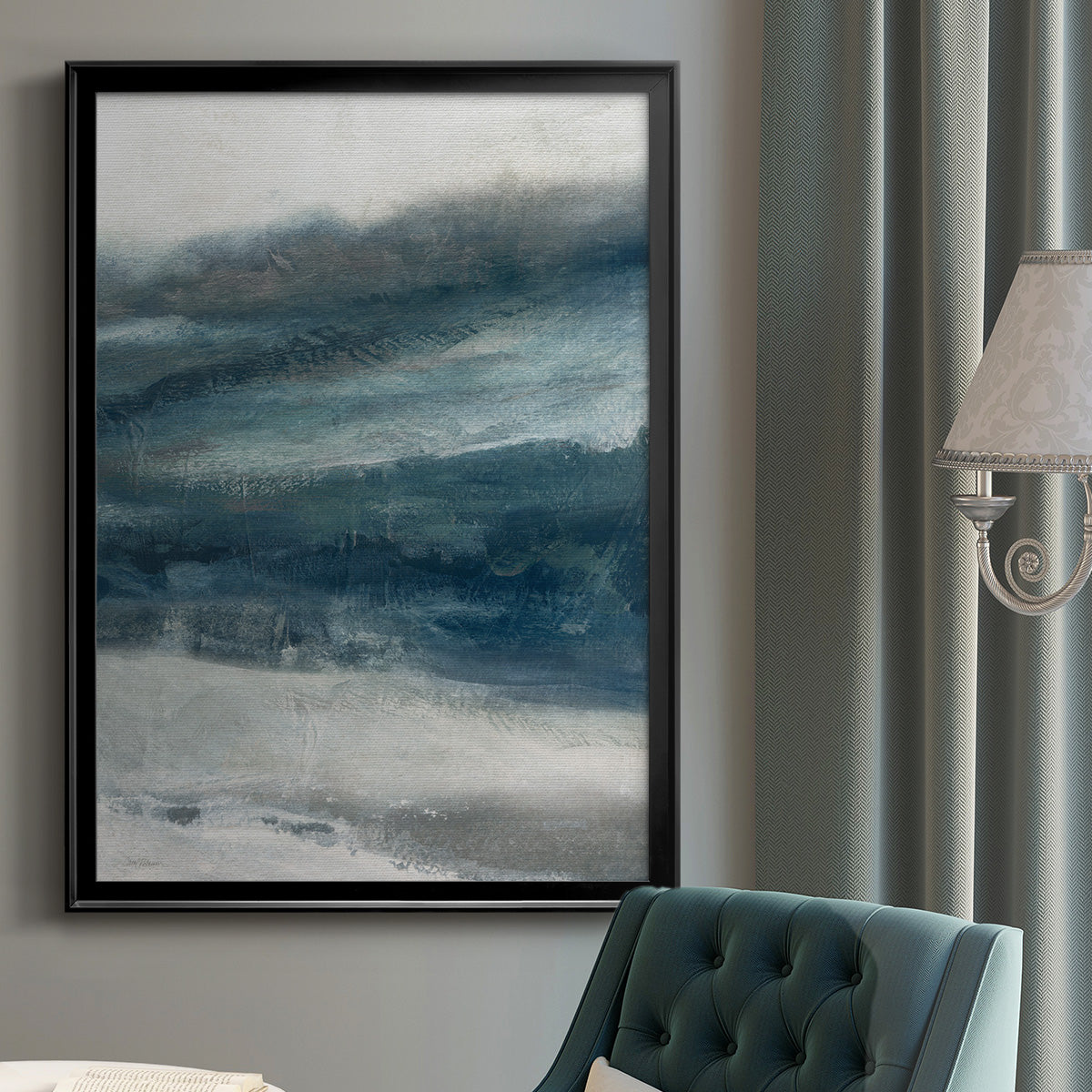 Private Inlet II - Modern Framed Canvas Print