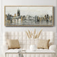 Bright City Lights - Floater Framed Canvas Print