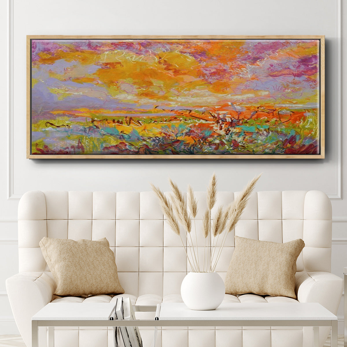 Radiance Remembered - Floater Framed Canvas Print
