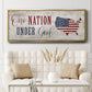 One Nation Under God - Floater Framed Canvas Print