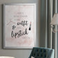 Outfit and Lipstick - Modern Framed Canvas Print
