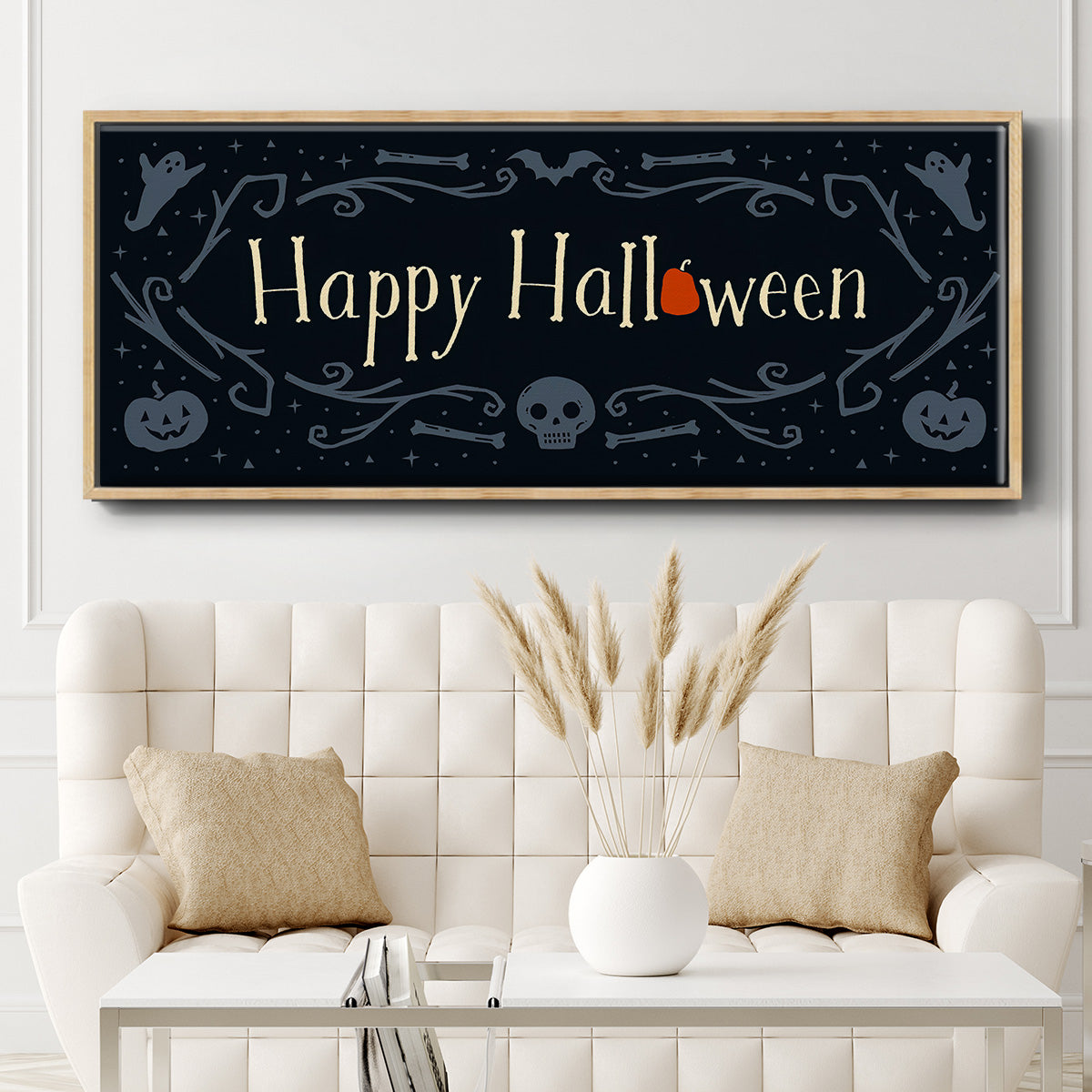 Skeleton Crew Collection D - Floater Framed Canvas Print