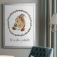 Harvest Home Squirrel - Modern Framed Canvas Print