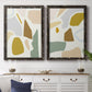 Pastel Splotches I - Premium Framed Canvas 2 Piece Set - Ready to Hang