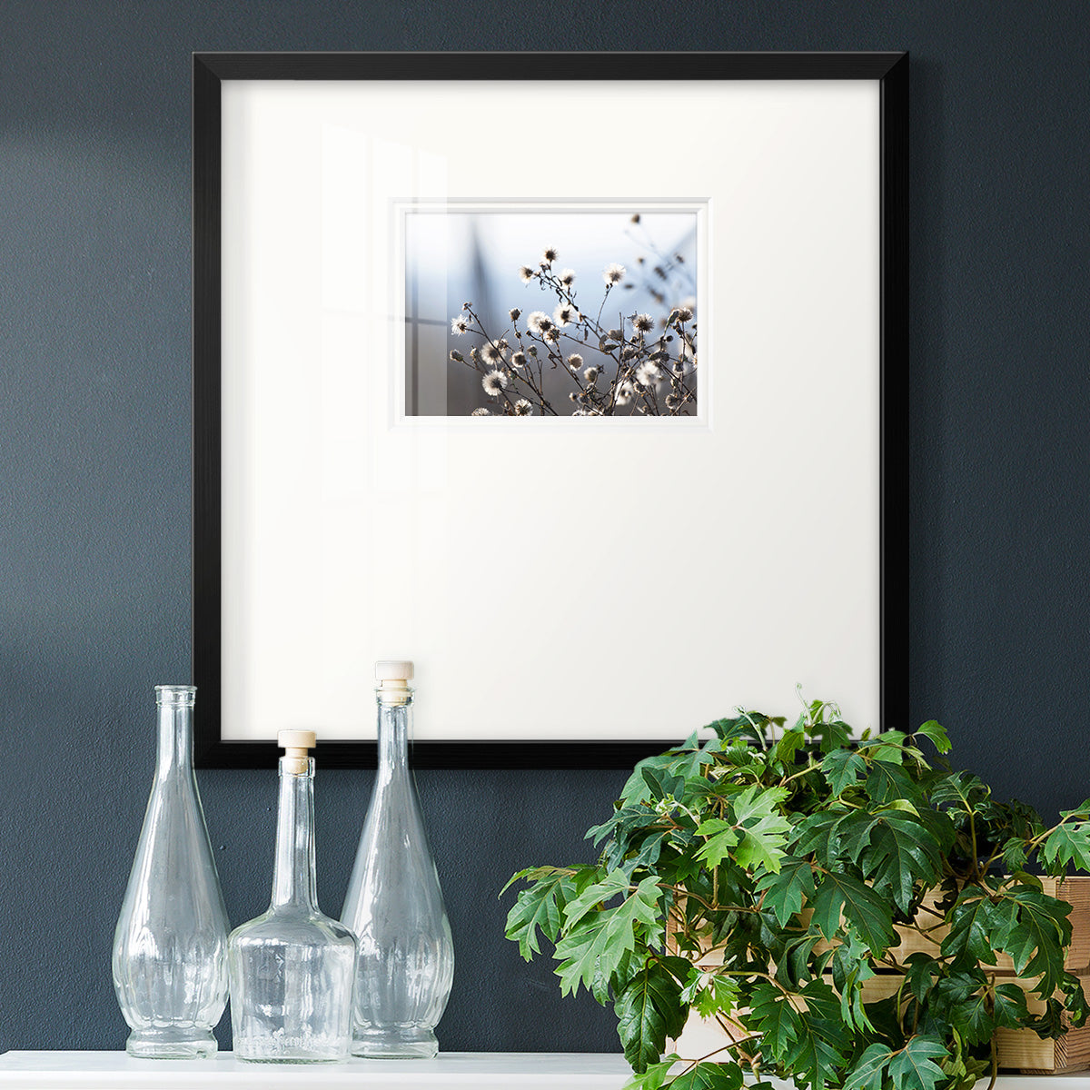 Spring Fluff- Premium Framed Print Double Matboard