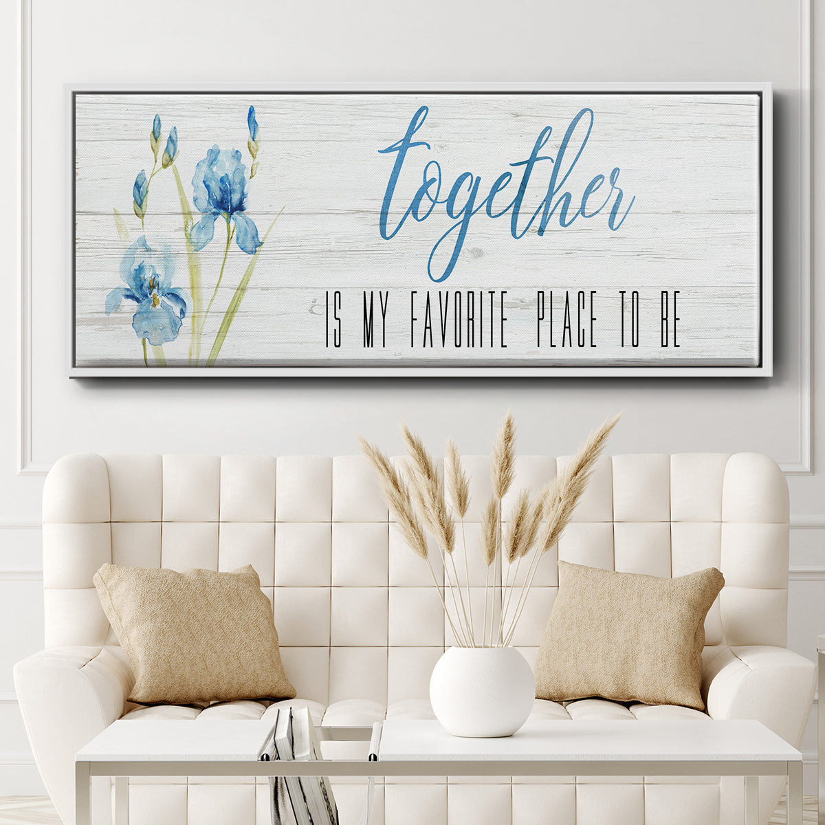 Together - Floater Framed Canvas Print