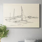 Coastal Contour Sketch I - Canvas Art Print