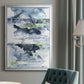 Blue Memories II - Modern Framed Canvas Print