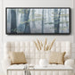 Chalky Misty Autumn Forest View - Floater Framed Canvas Print