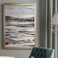 Muted Earth Layers I - Modern Framed Canvas Print