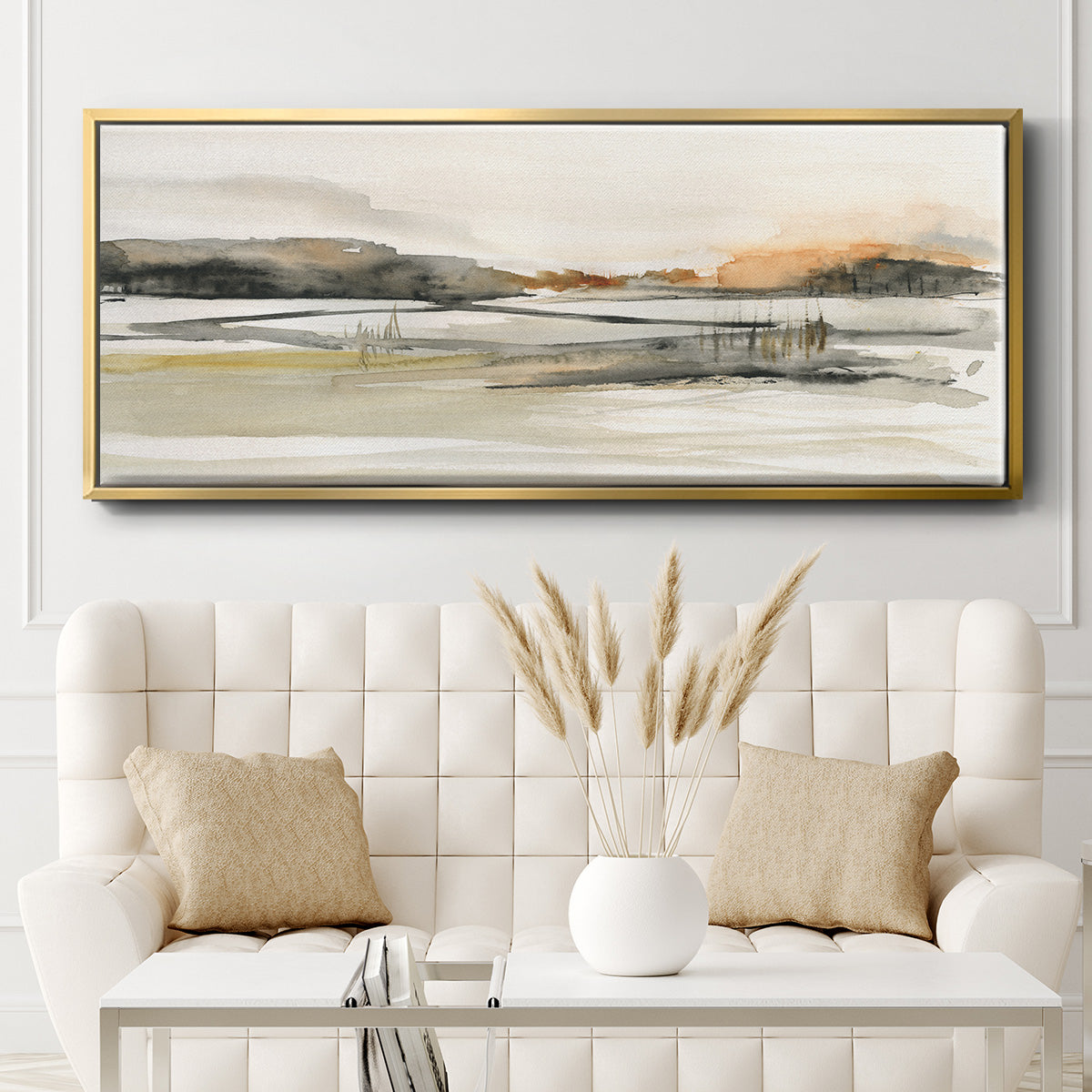 Turnwood Clearing - Floater Framed Canvas Print