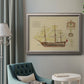 Antique Ship Plan VIII Premium Framed Canvas- Ready to Hang