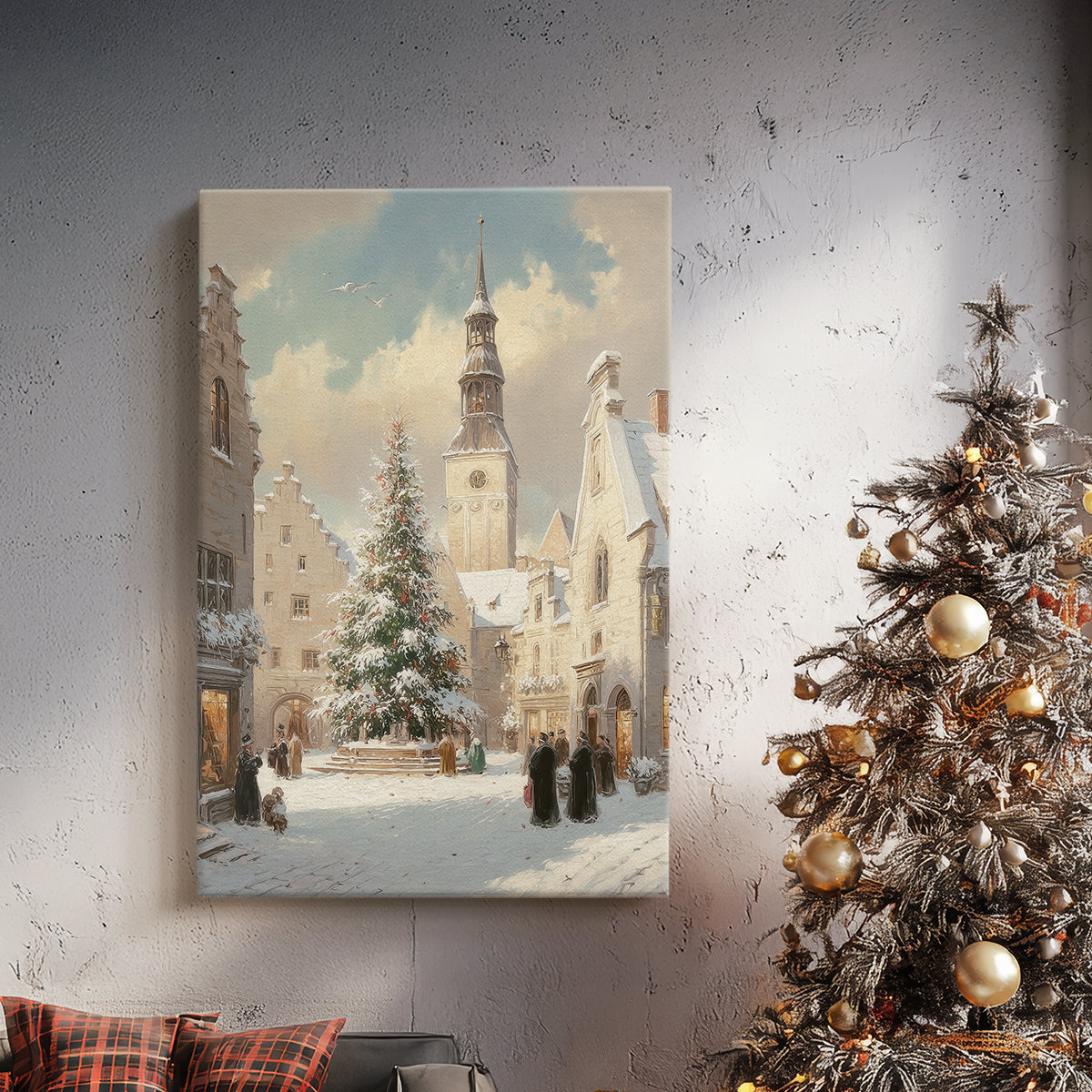 Chapel of Silver Serenade - Canvas Art Print
