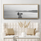 Black & White Water Panel XII - Floater Framed Canvas Print