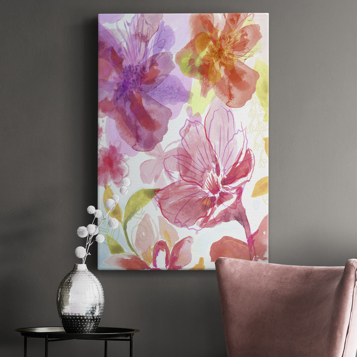 Blossoms in the Sun III Premium Gallery Wrapped Canvas - Ready to Hang