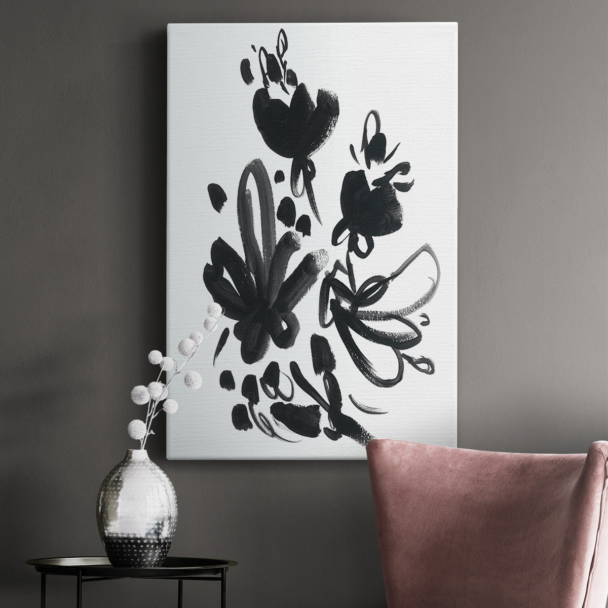 Cameo Bloom II - Canvas Art Print