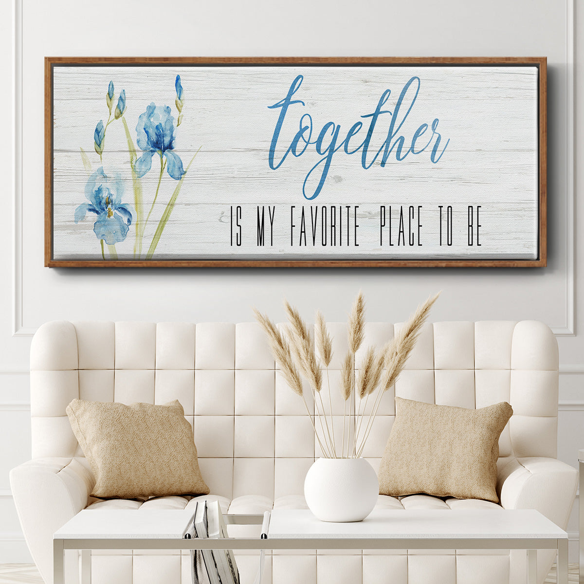 Together - Floater Framed Canvas Print