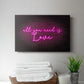 Neon Love I - Canvas Art Print