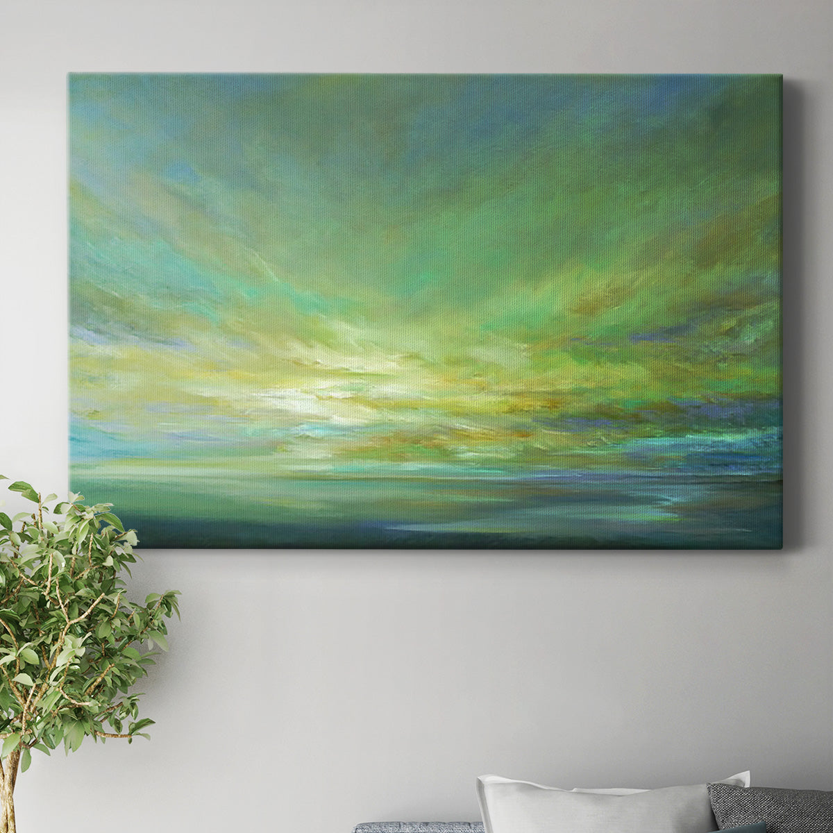 Coastal Views II Premium Gallery Wrapped Canvas - Ready to Hang