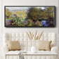 The Corner of the Garden at Montgeron, 1876 - Floater Framed Canvas Print
