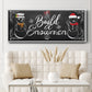 Build a Snowman - Floater Framed Canvas Print