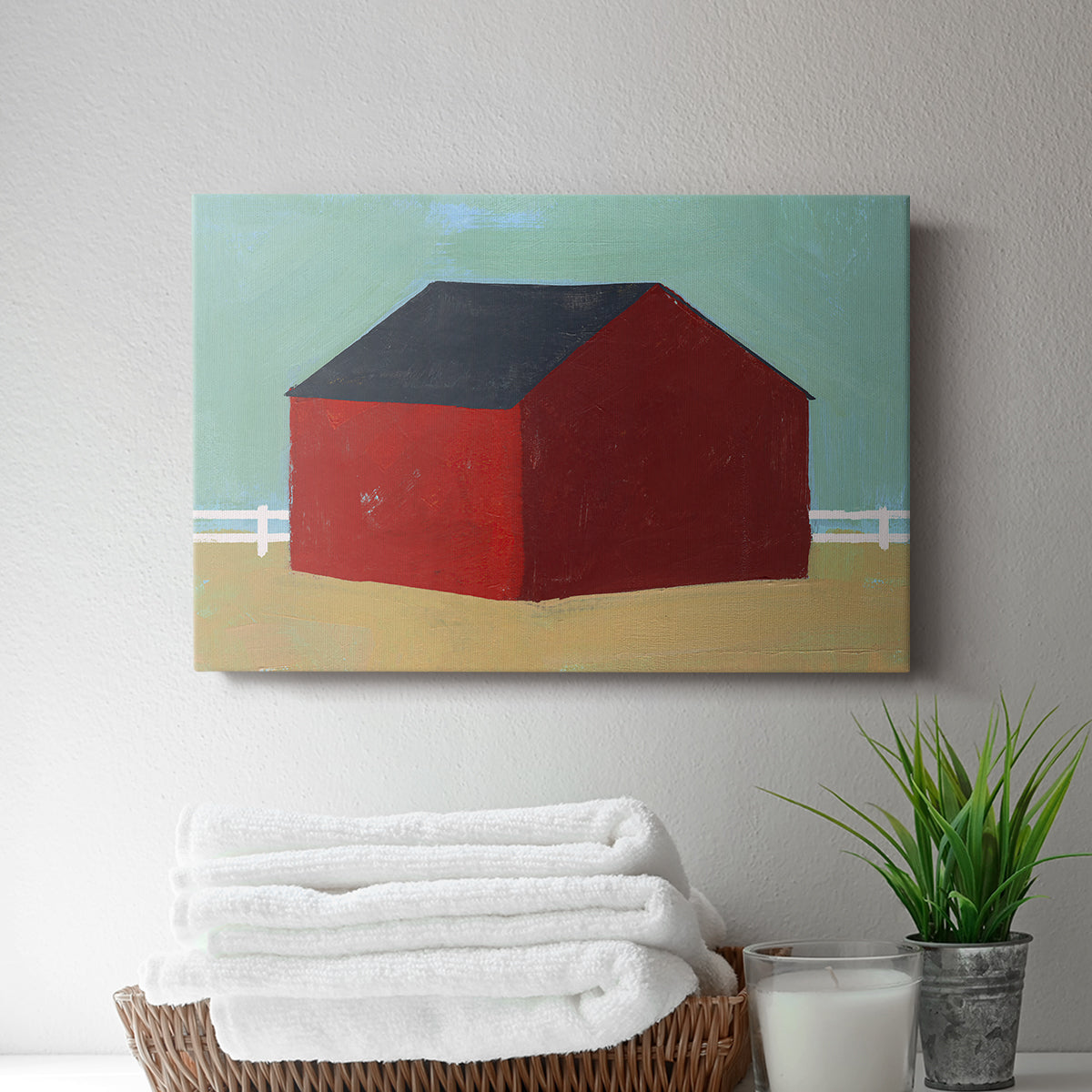 Big Red One III - Canvas Art Print