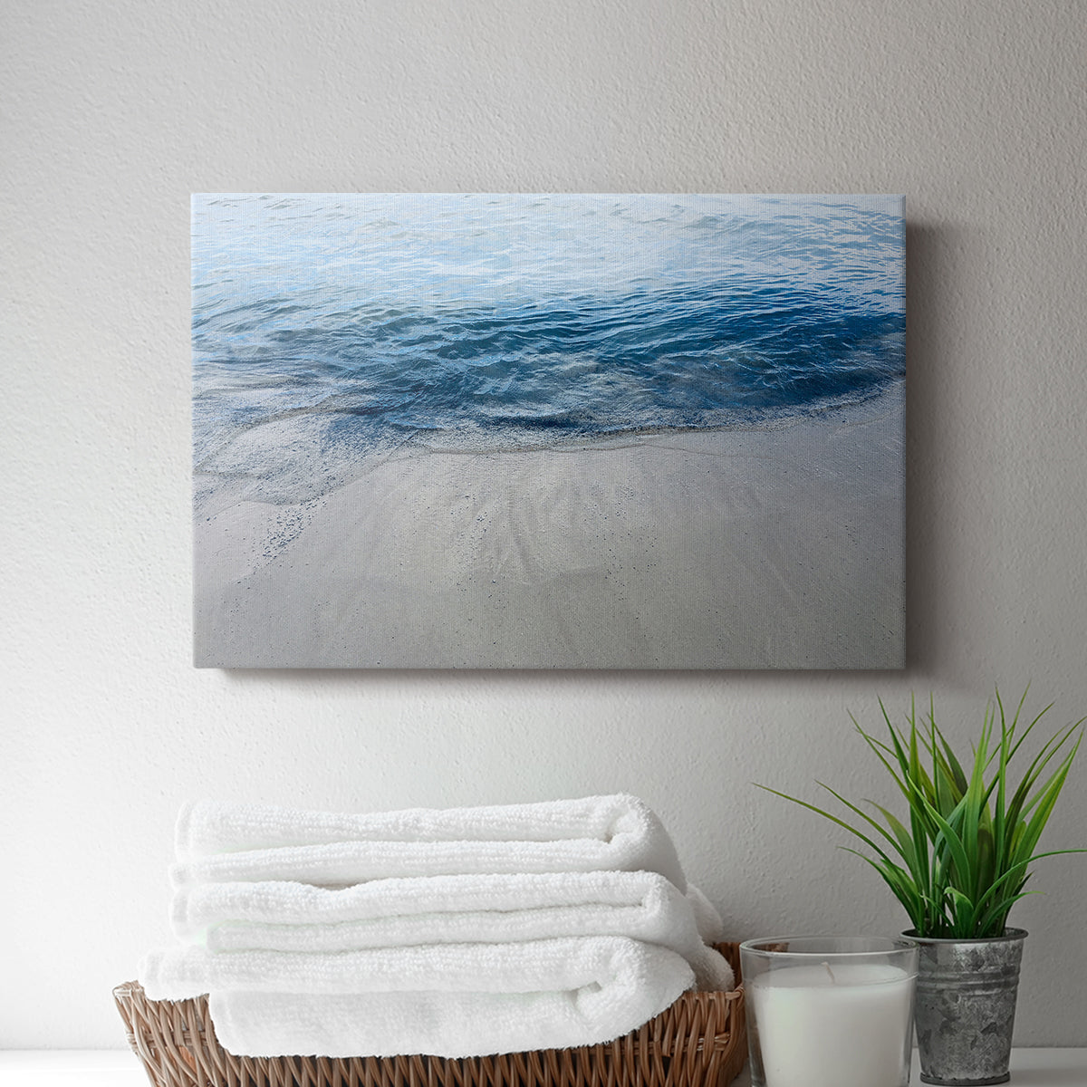 Aegean Blue Water - Canvas Art Print