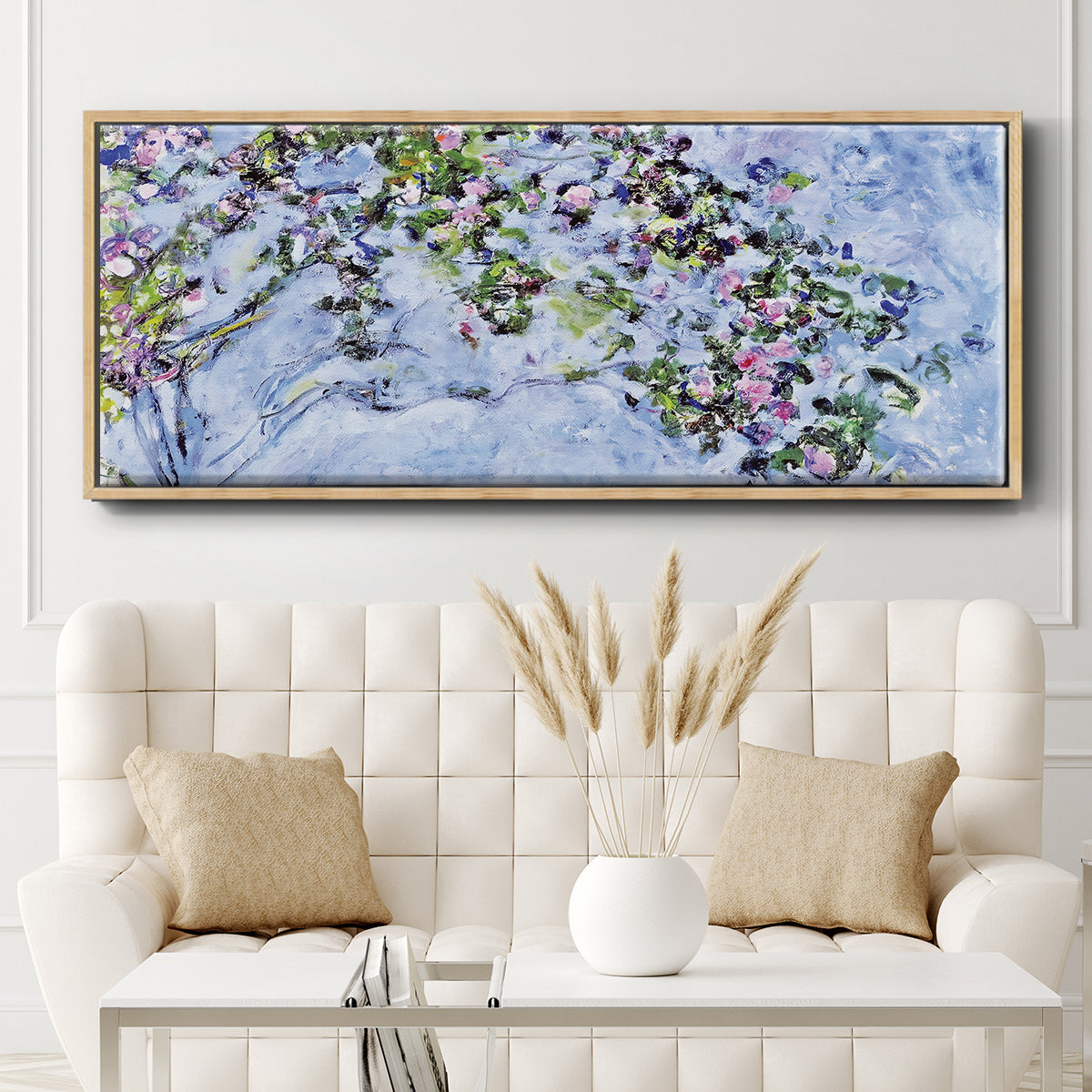 The Rose Bush, 1925 - Floater Framed Canvas Print