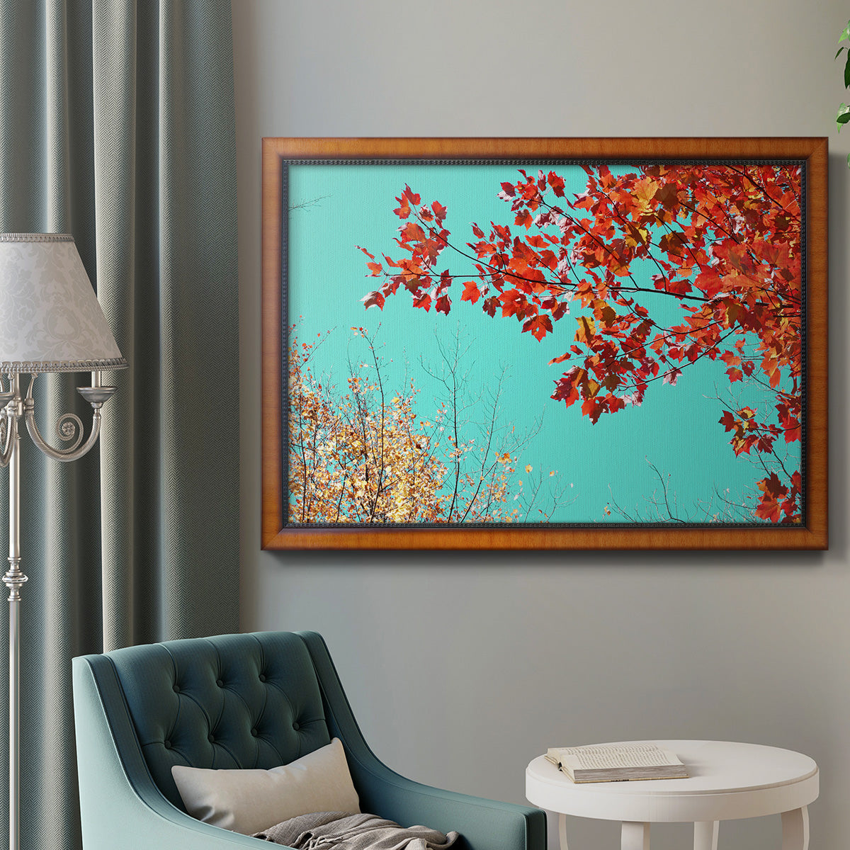 Autumn Tapestry I - Ornate Framed Canvas Print