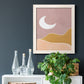 Sedona Moon - Barnwood Framed Canvas Print