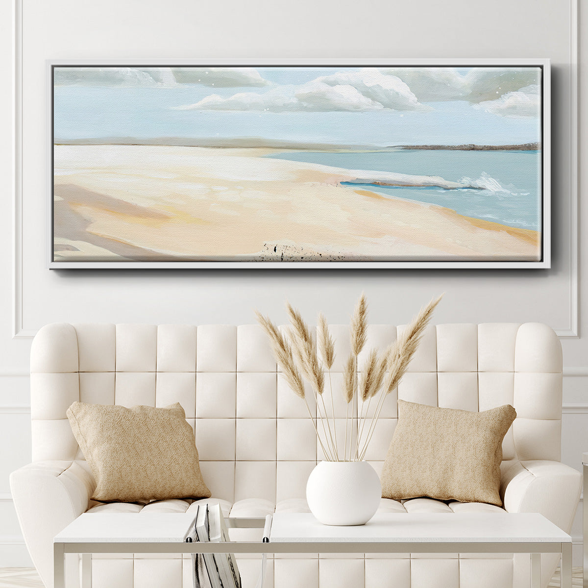 Sandy Getaway II - Floater Framed Canvas Print