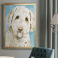 Labradoodle I - Modern Framed Canvas Print