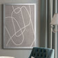 Fissures II - Modern Framed Canvas Print