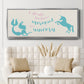 Mermaid Unicorn - Floater Framed Canvas Print