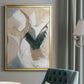 Marble Lines II - Modern Framed Canvas Print