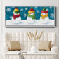 A Frosty Kiss - Floater Framed Canvas Print