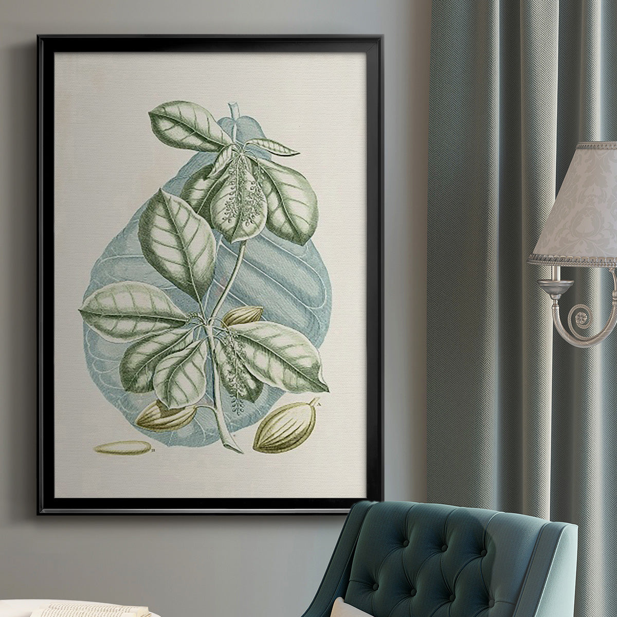 Buchoz Tropicals VI - Modern Framed Canvas Print