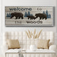 Bears Welcome - Floater Framed Canvas Print