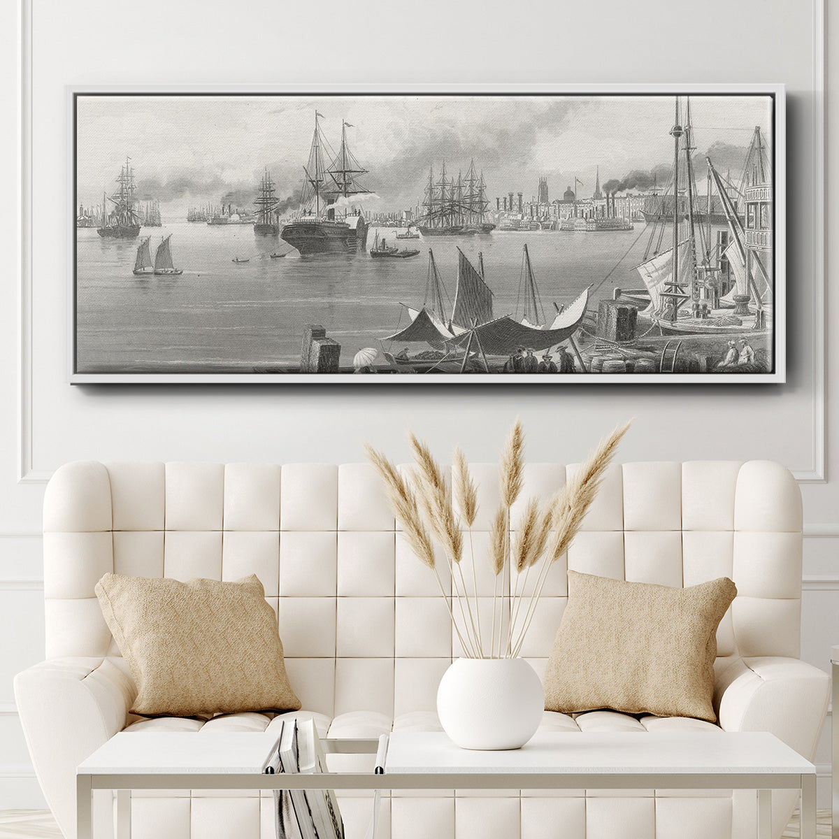 New Orleans - Floater Framed Canvas Print