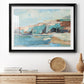 Turquoise Cliff Wall II Premium Framed Print - Ready to Hang