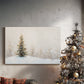 Frostlit Evergreen Parish - Canvas Art Print