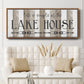 Simple at the Lake House - Floater Framed Canvas Print