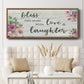 Love and Laughter - Floater Framed Canvas Print