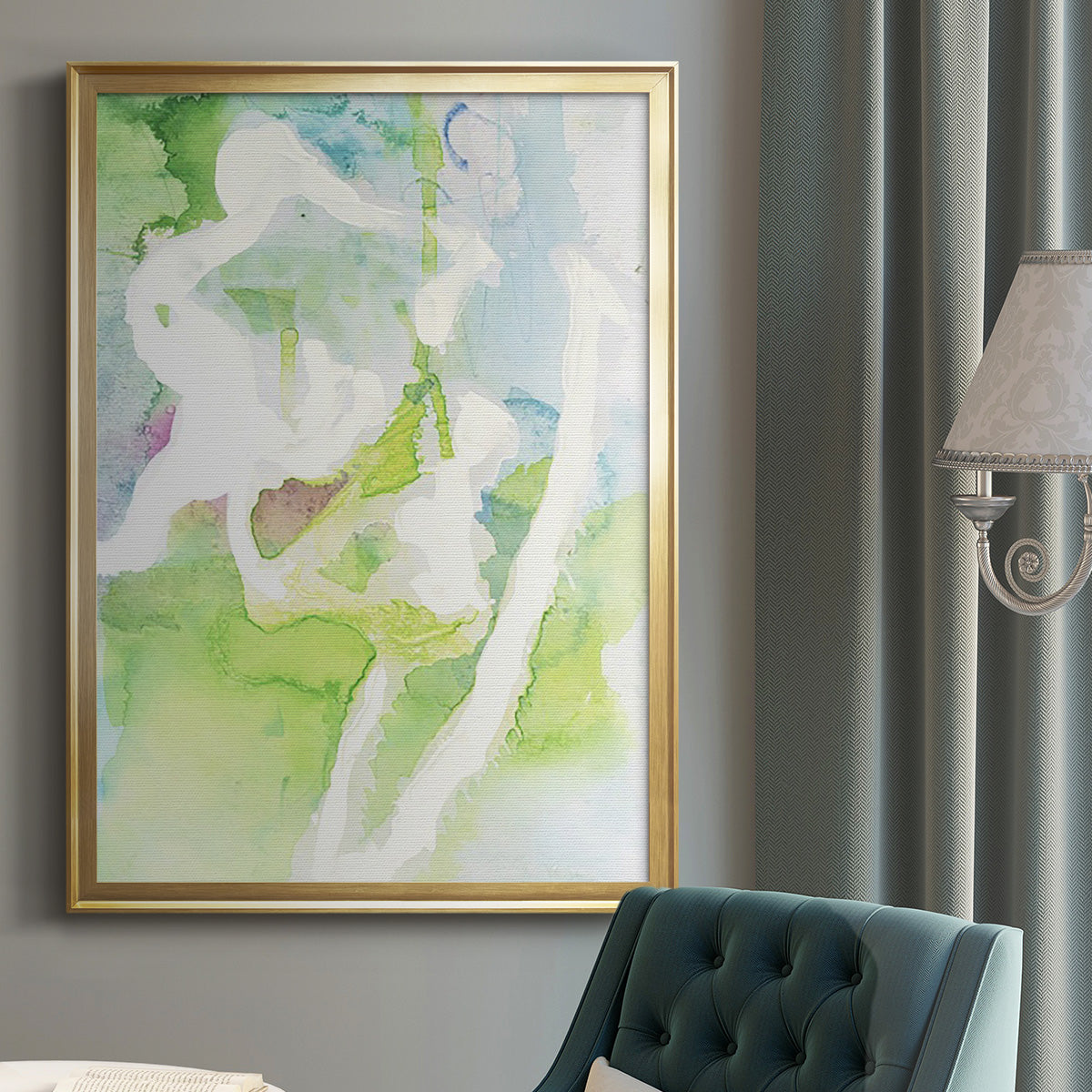 Rising Above II - Modern Framed Canvas Print