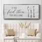 If You Feed Them - Floater Framed Canvas Print