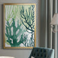 Textured Coral I - Modern Framed Canvas Print